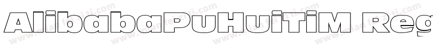 AlibabaPuHuiTiM Regu字体转换